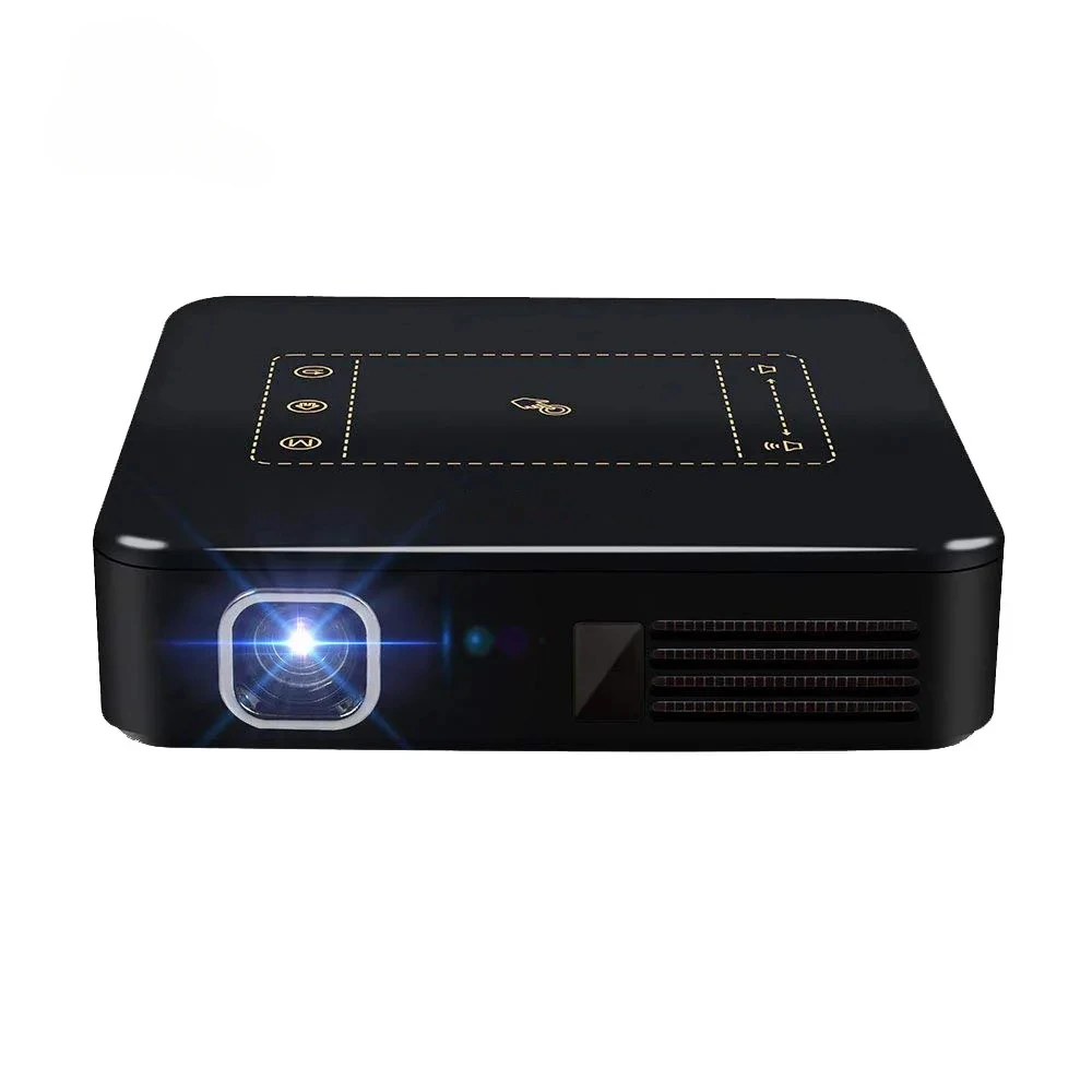 WESOPRO Home Theater Pocket Portable Projector Mini Android  7.1 DLP Smart Mobile Mini Pocket LED Wireless Wifi 4K HD Projector