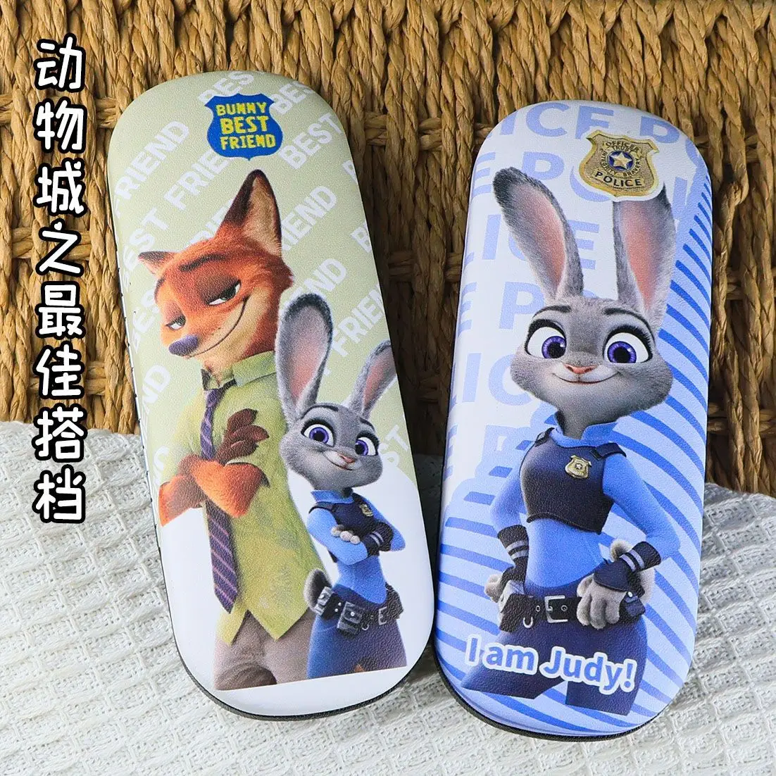 جديد ل Zootopia 2 نظارات حالة الكرتون Kawaii للصدمات ومقاومة الضغط للجنسين نظارات حقيبة للتخزين هدية الكريسماس