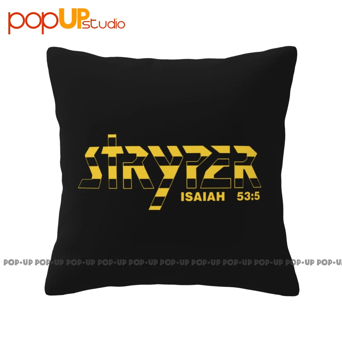 Sleep Stryper Isaiah 53 5 777 Metal Hair Band 1986 Tour Pillowcase Throw Pillow Cover Creative Home Decor Skin-Friendly