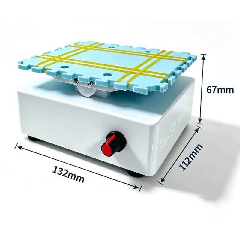 Mini Lab Rocker Orbital Shaker 0-130RPM Adjustable Speed Gentle Mixing for Microbial Cell Culture Compact Shaker