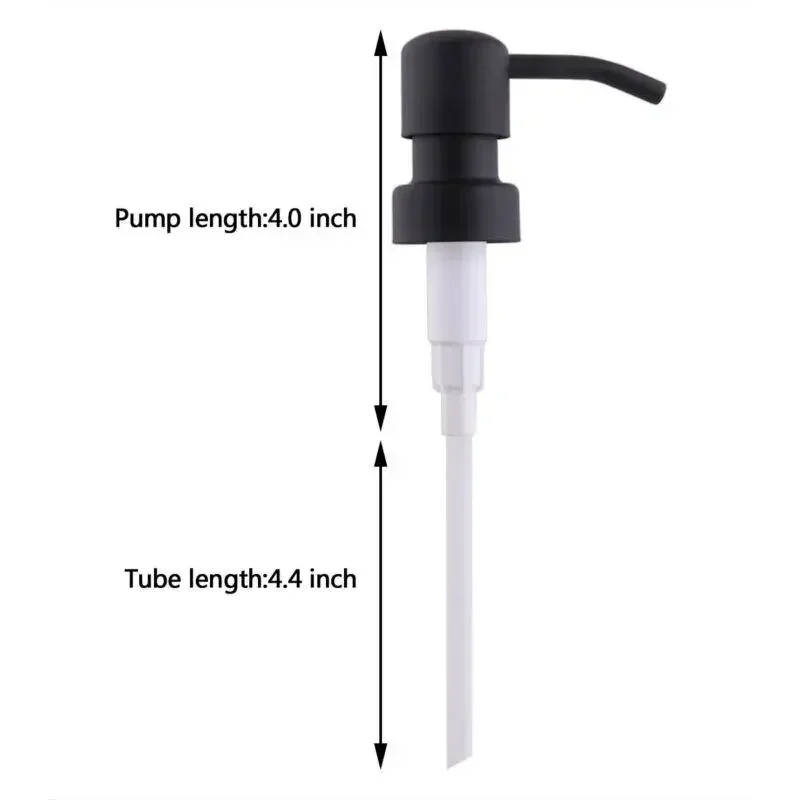 Metal DIY Soap Pump Liquid Lotion Dispenser  Replacement Head Jar Tube For  Jars Shampoo Bottle Accessories For Bathroom