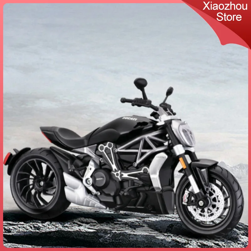 New Product Selling 1: 12 Pressure Control Motorcycle Model Simulation Alloy Car Model Equation Car Toy Collection Birthday Gift