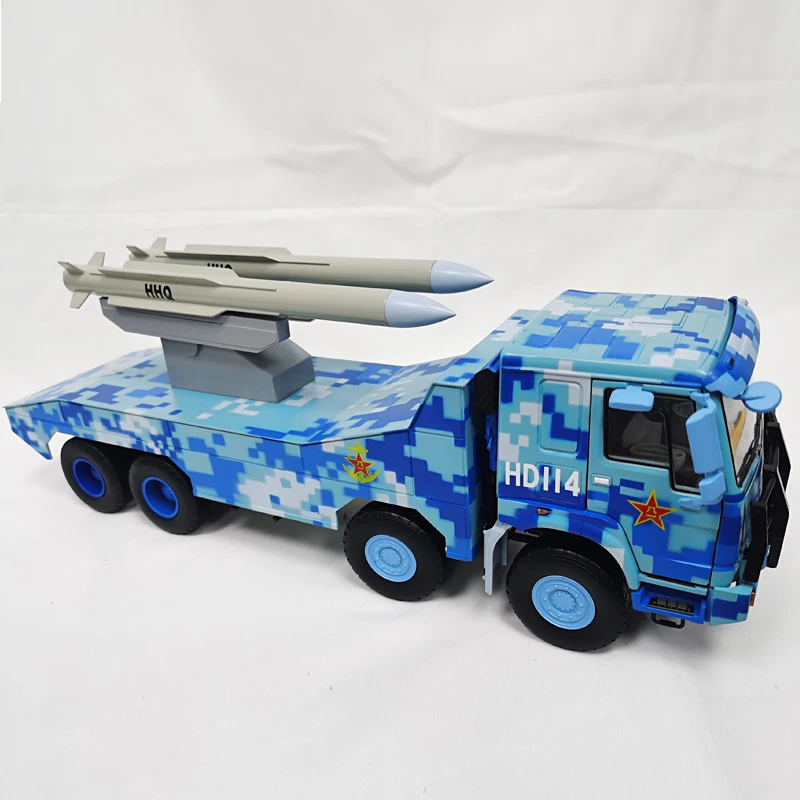 1:24 Scale Truck Parade Vehicle / 70th Anniversary Of Anti-Japanese War /HQ16 Missile Truck Model Collection Toy Gift