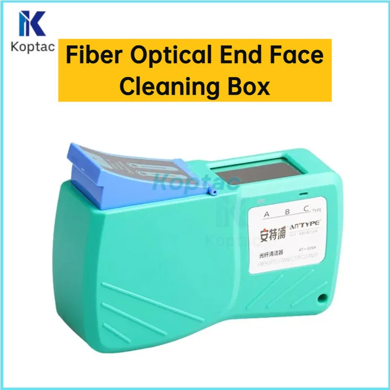 

Fiber Optical End Face Cleaning Box Wiping Tool Pigtail Cassette Optic Fiber Cleaner Tools For SC/ST/FC FTTH