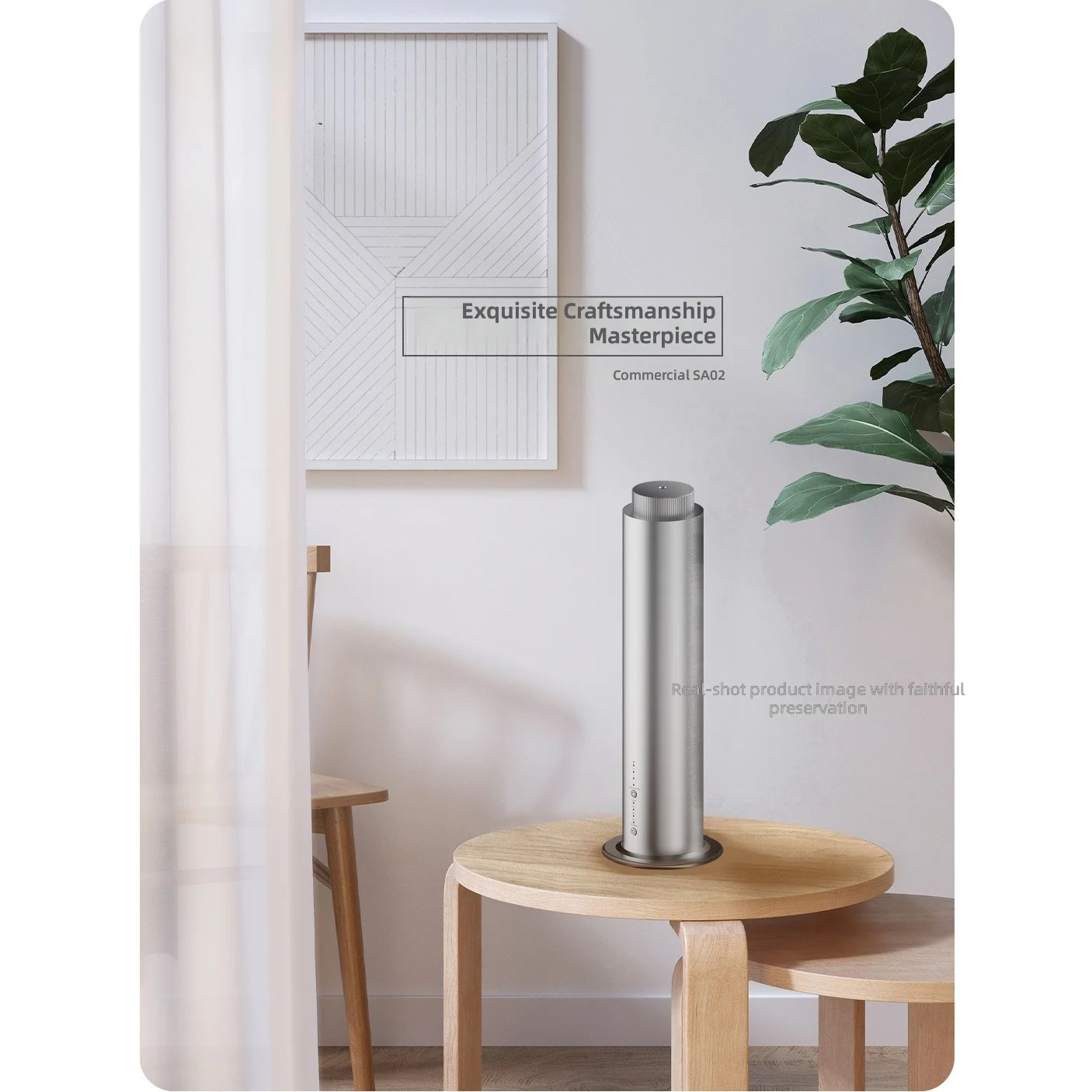 Aroma Diffuser, APP Controlled Home Fragrance Machine, Automatic Scent Dispenser for Bedroom, Desktop Essential Oil Diffuser