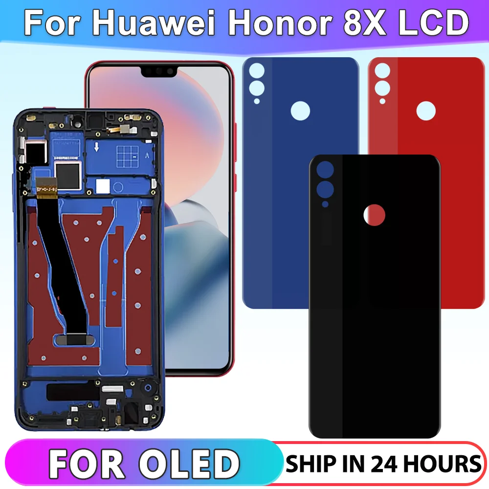 

6.5" For Huawei Honor 8X LCD Display Touch Screen Digitizer Replacement Parts For Honor 8X Display JSN-L21 JSN-L22 Screen