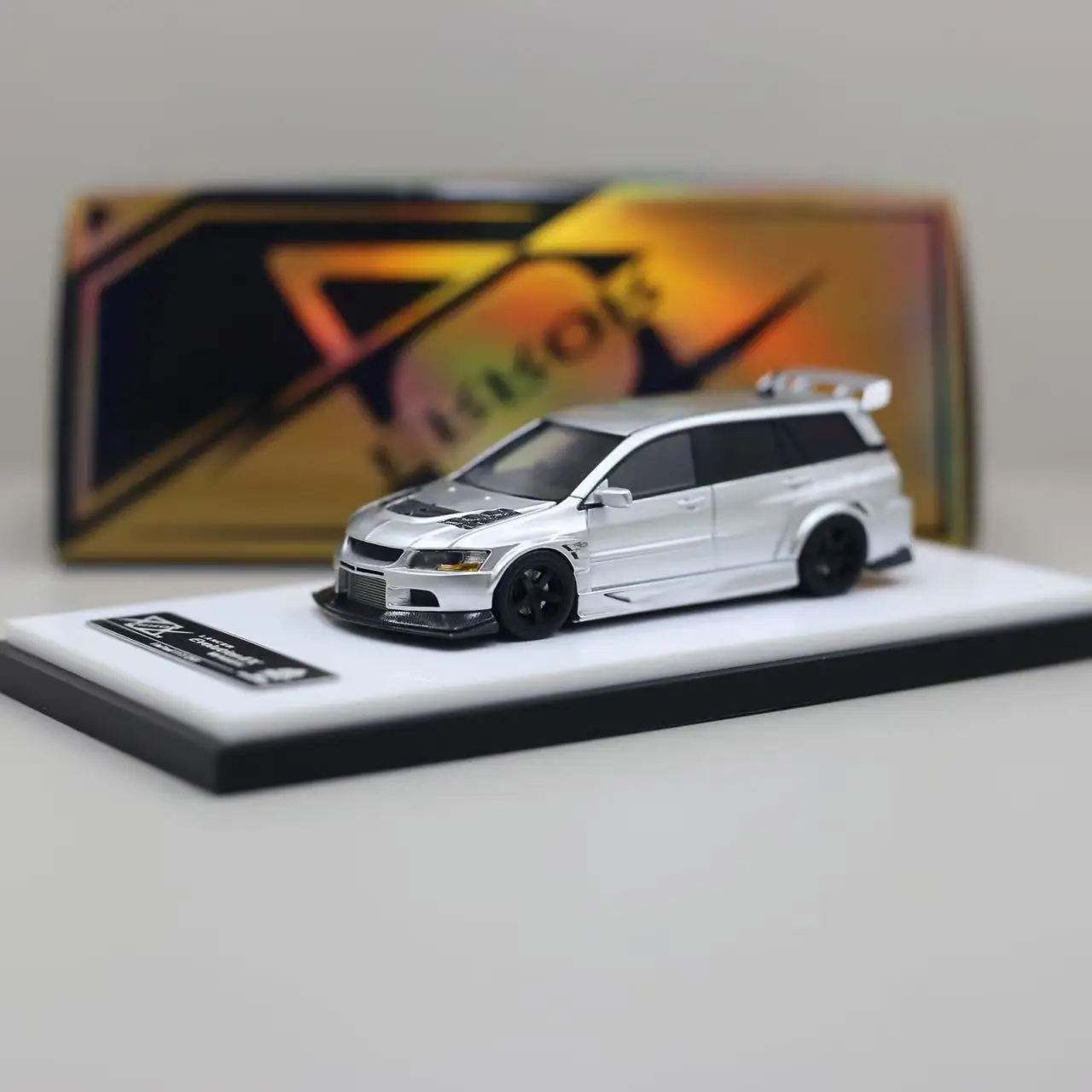 Spot 404Error 1:64 Mitsubishi EVO 9 Crock, Wide Body Modification, Resin Car Model Collection