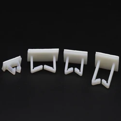 WT-1 WT-2 WT-3 WT-4 WT-1216 White Nylon Plastic Table Computer Wire Cable Holder Self-Adhesive Fixed Seat Tie Mount Clamp Clip