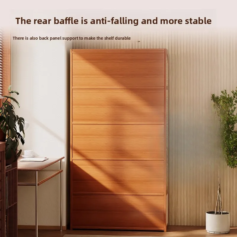 Boekenplank geïntegreerd tegen de muur, meerlaagse planken van vloer tot plafond, opbergkasten voor boekenspeelgoed, huishoudelijke display