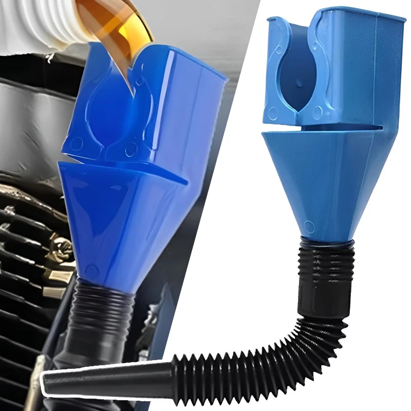 

1-6Pcs Telescopic Car Refueling Funnel Universal Engine Oil Gasoline Filter Transfer Funnels Tool Foldable Portable Funnels