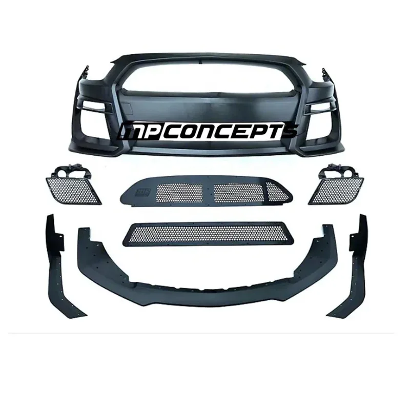 

Brand New MP CONCEPTS PP Material GT500 STYLE FULL FRONT BUMPER KIT BODY KIT FIT FOR 2015-2017GT ECOBOOST V6 MUSTANG