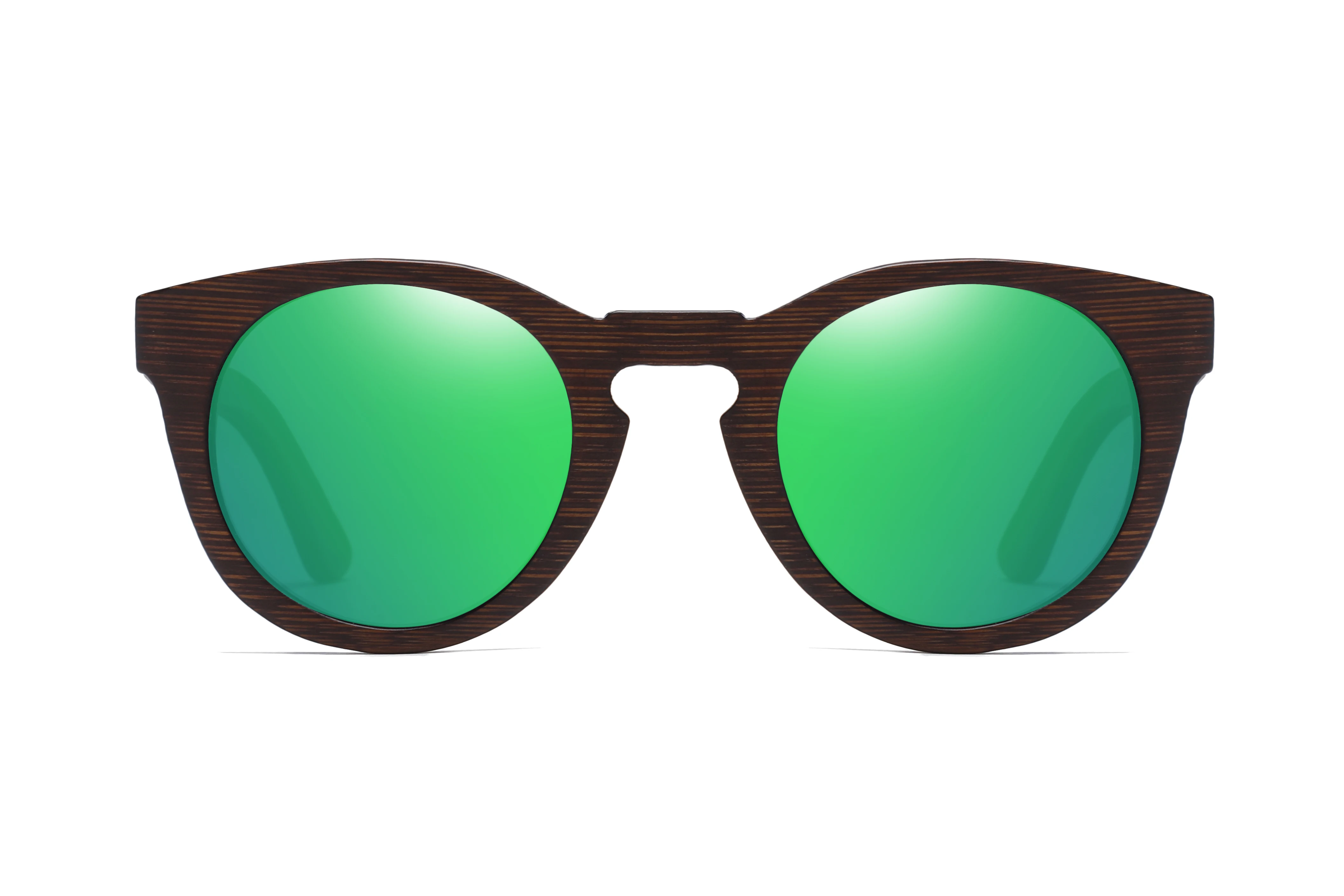 GM Brand Design Lente Nieuwe Stijl 100% Bamboe Gepolariseerde Zonnebrillen Heren Dames Mode Bril UV400 Kartonnen Doos 8240