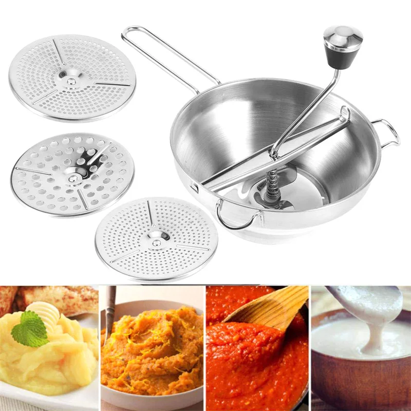 Stainless Steel Food Mixer Jam Mixer Masher Potato Press Masher Potato Press Masher Vegetable And Fruit Grinder