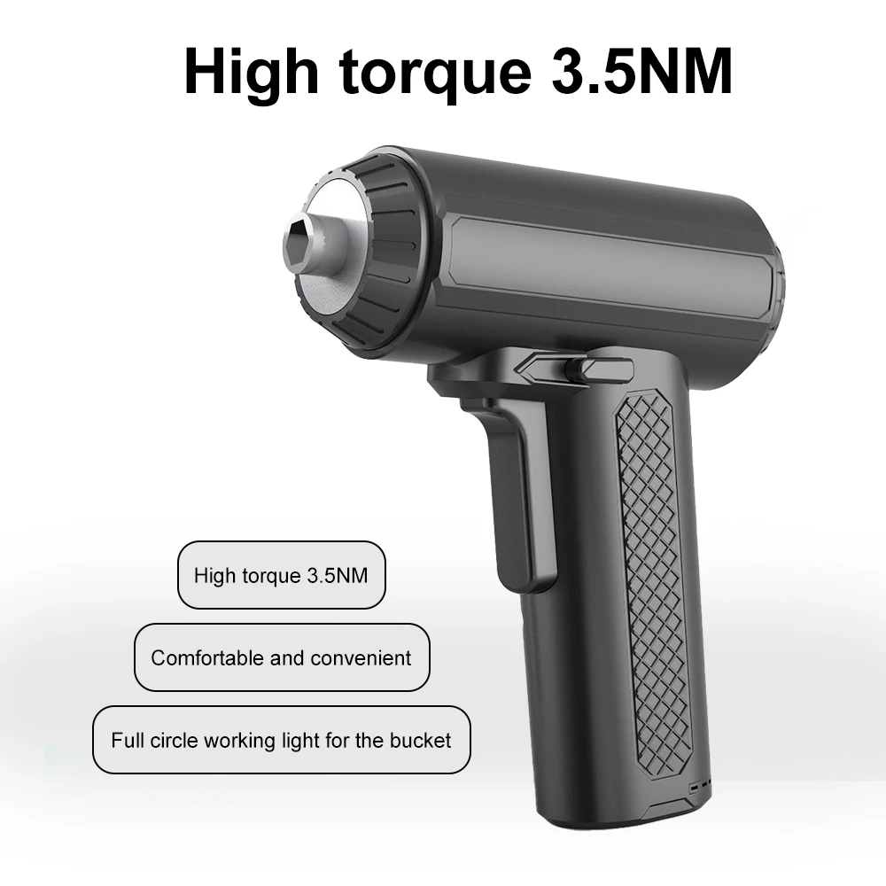 3,6 V 30 W Elektroschrauber mit 2000 mAh Akku mit hoher Kapazität, mehrere Schraubenköpfe, ABS-Legierung, Schraubendreher-Set, Elektrowerkzeuge