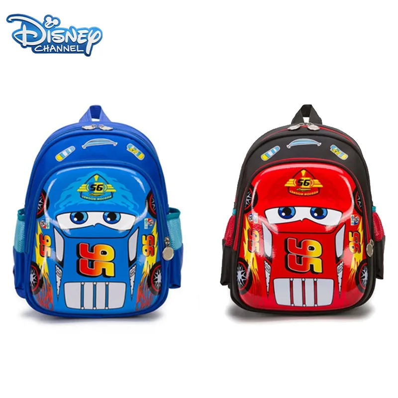 Disney Pixar Cars Backpack Orthopedics School Bags for Boy Waterproof Backps Teenager Cartoon Schoolbags Kids Christmas Gift