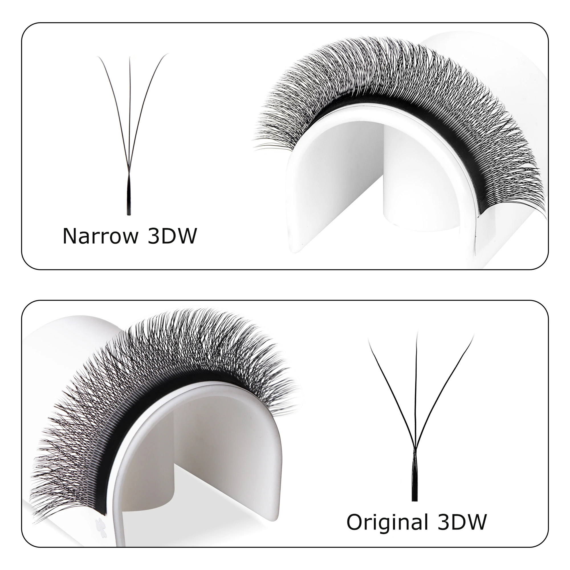 Befer Natural False Eyelashes Narrow 2D/3D Super Soft Eyelash 0.07 0.10 8-15mm Lashes Extension Supplier High Quality Wholesale