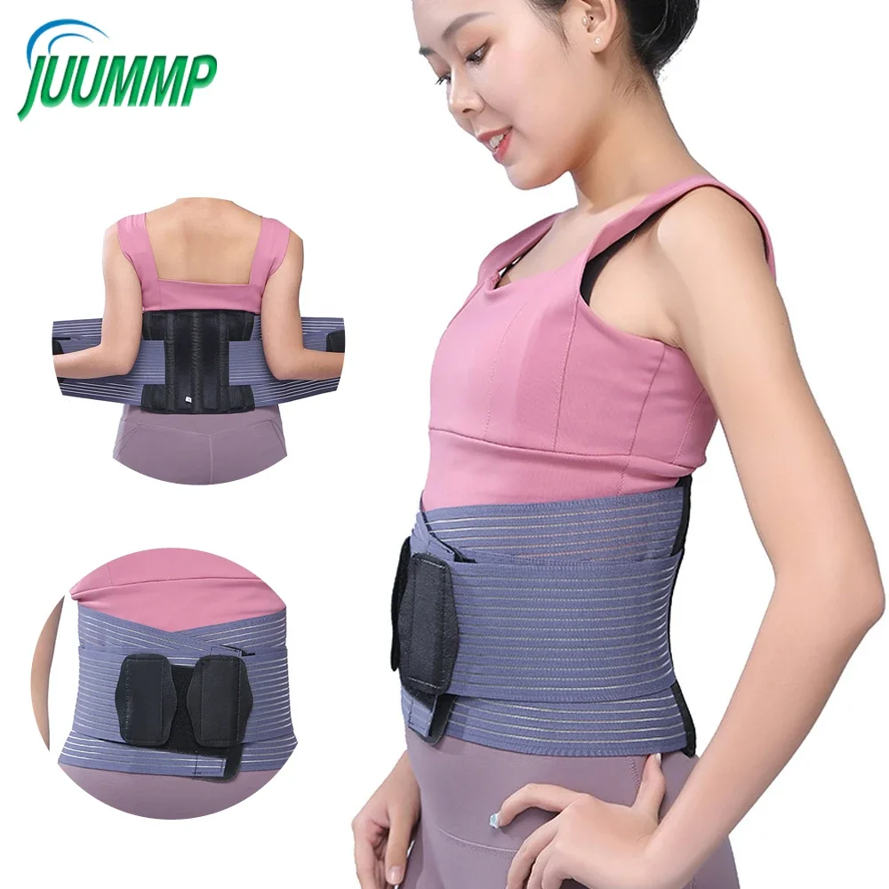 Back Brace For Women Men Lower Back Pain Relief With 5 Anatomical Stays,Durable Lumbar Support Brace For Sciatica Herniated Disc