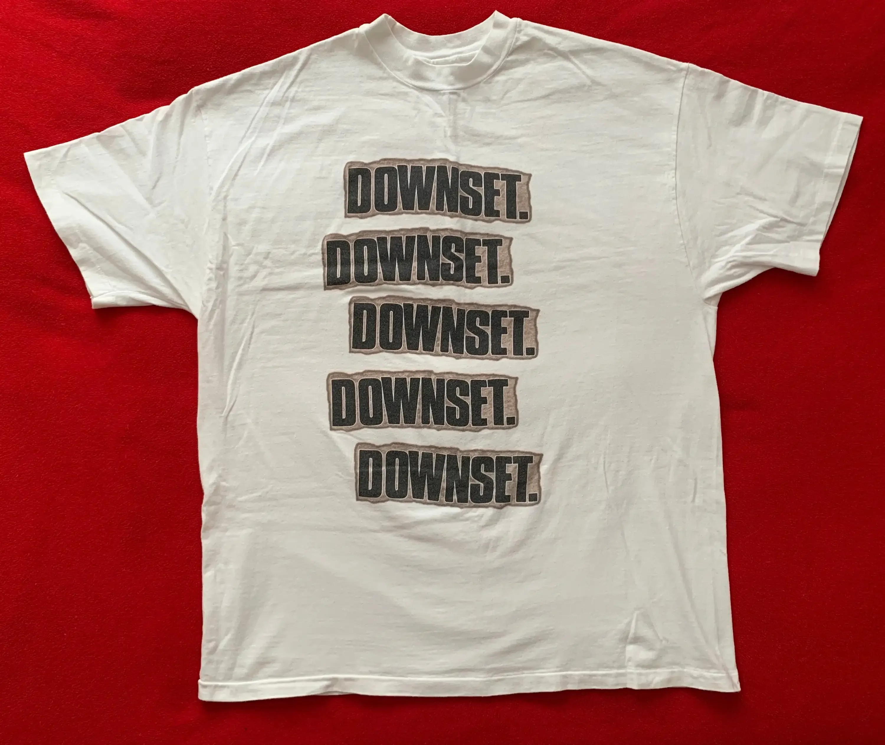 Downset Extremely Rare Vintage Pre-owned 1993 Size XL Shirt the First Official Band Shirt Ever