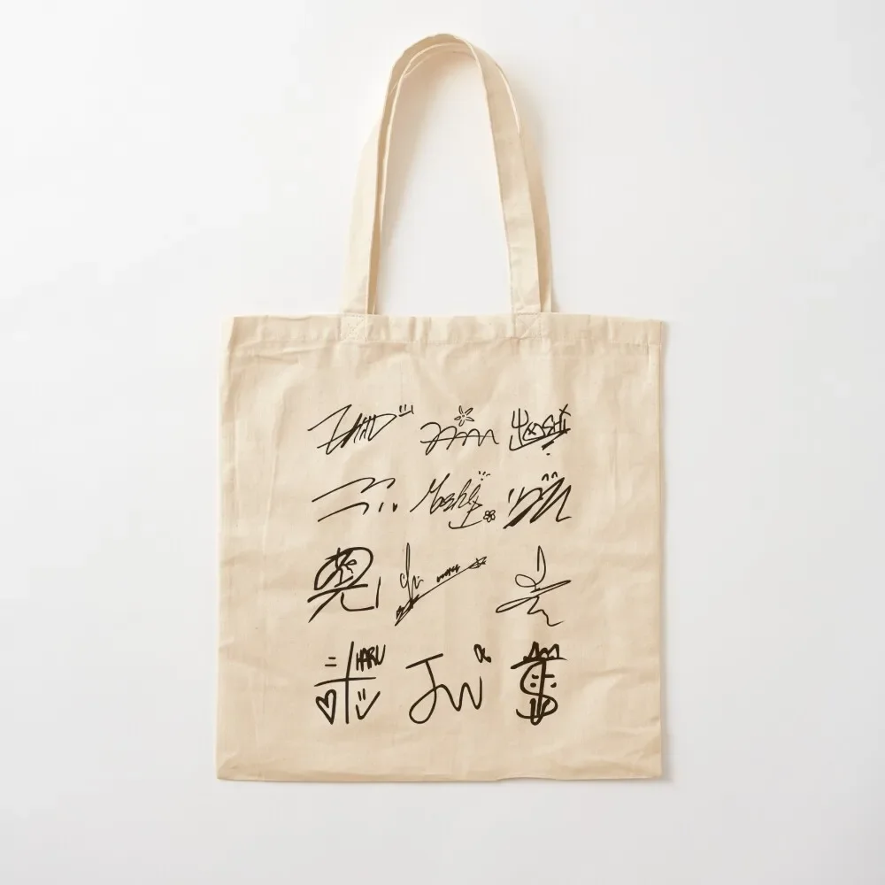 TREASURE OT12 Signatures Tote Bag canvas tote bags women shopping trolley Shopper