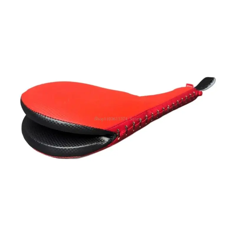 Taekwondo Double Kick Pad Practice Double Face Kick Foot Pad Martial Arts Equipment for Kickboxing and Karate Training - view 4