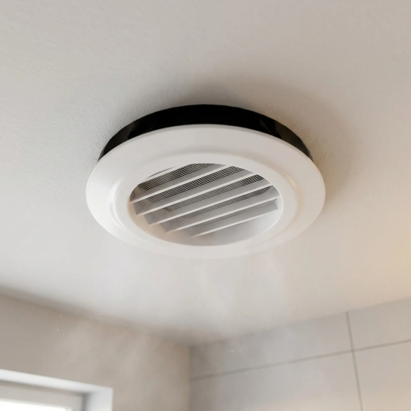 Perfect For Bathrooms ABS Grille Duct Vents Removable Screen Bathrooms Safe Sheds Specifications Easy Fixing Perfect