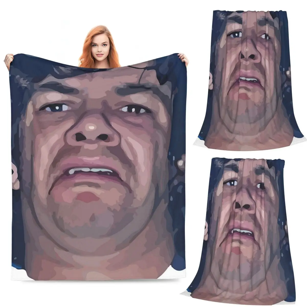 

Dean Ween Guitar Face Blanket Fleece Sofa Throw Blanket Warm Throw Blankets for Couch Bedding Office Throws Bedspread Quilt