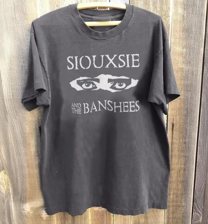 

Plus Size Summer Women's Vintage Siouxsie and The Banshees T-Shirt Cotton Breathable Stylish Versatile Street Style Oversized