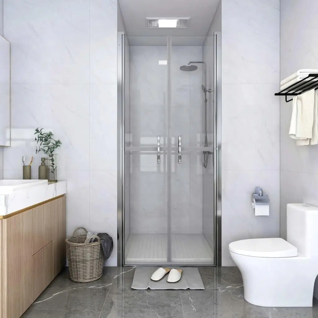 

Clear ESG Shower Door 37.8x74.8 Inches - Modern Frameless Design for Easy Installation