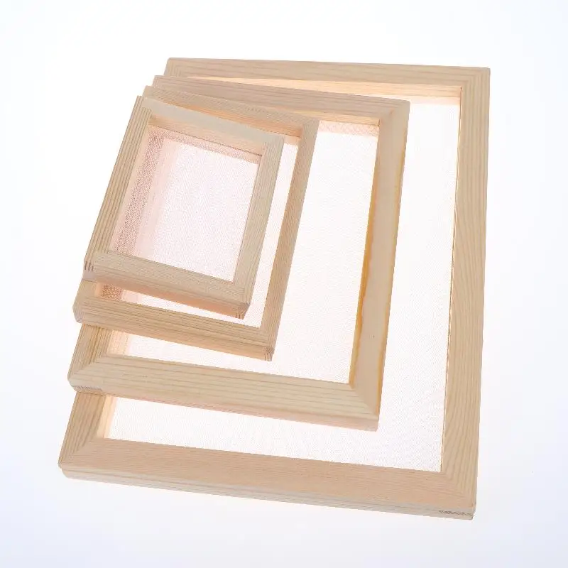 [YU]Paper Making Frame Screen DIY Wood Paper Making Papermaking Mould Crafts Handcraft Paper Recycling Tool Wooden Multi-size