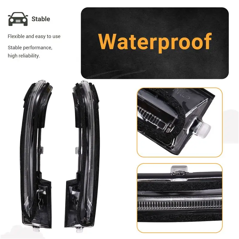 Dependable-87624N9000 87614N9000 For Tucson 2021 2022 2023 Rearview Mirror Turn Light Signal Lamp Accessories