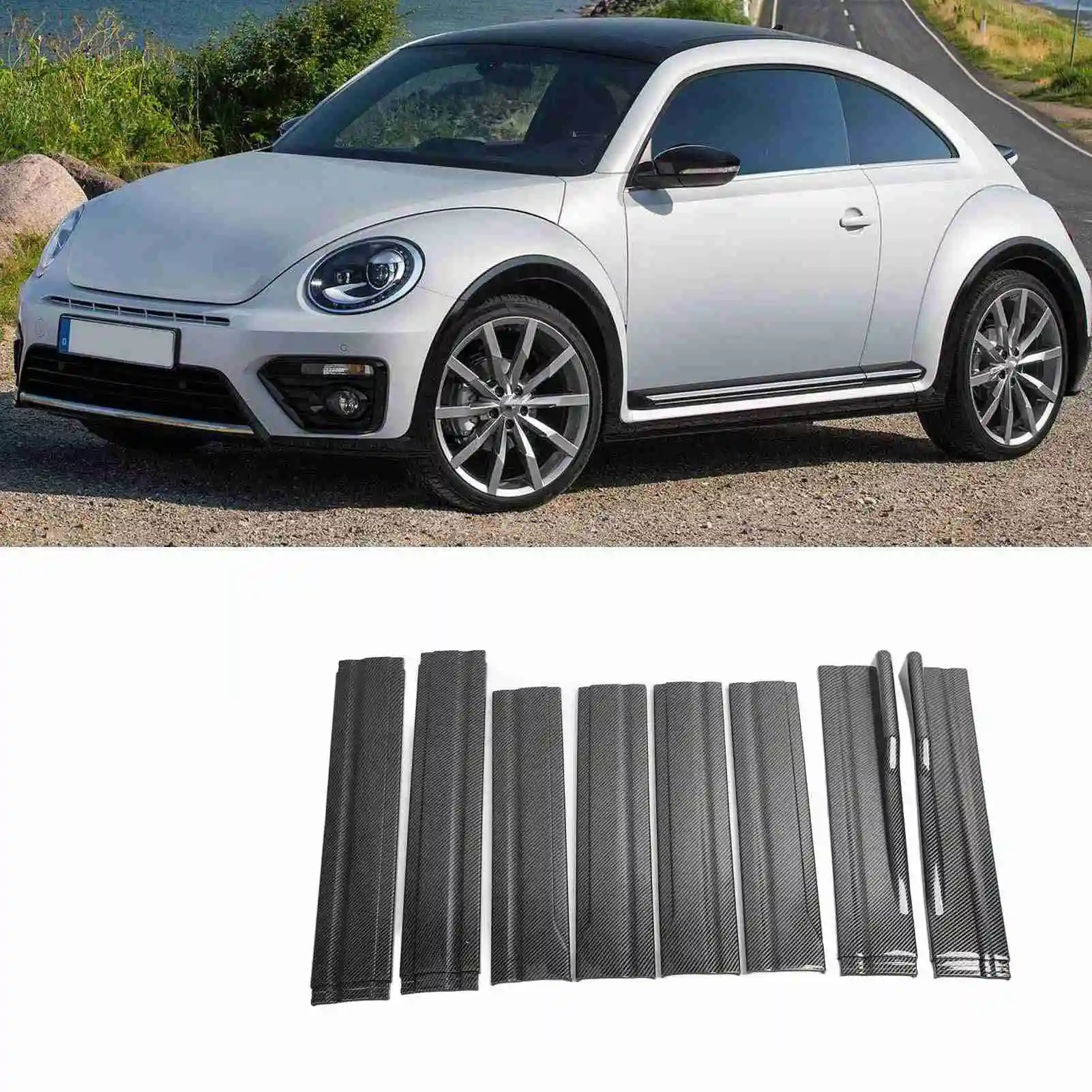 

Side Skirts Automobile Side Skirts Car Side Skirts 2M/78.7inch Rear Side Skirts Winglets Diffusers For Accor