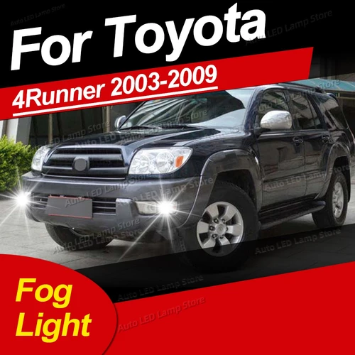Imagen 1 del producto Para Toyota 4Runner 2003 2004 2005 2006 2007 2008 2009 6000K lámpara LED 9006 HB4 luz antiniebla delantera de coche 20000LM bombillas ultrabrillantes