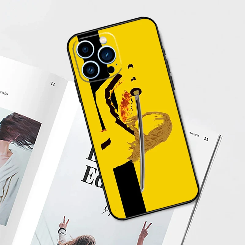 Kill Bill Case For iPhone 15 16 14 Plus 11 12 13 Pro Max Mini X XR XS Max 7 8 Plus Back Cover
