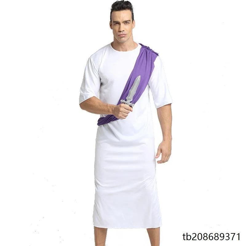 loween Cosplay Ancient Roman Warrior Godd Costume Men's Spartan Soldier Performance Outfit Ladies' Ethnic Stage Clothing