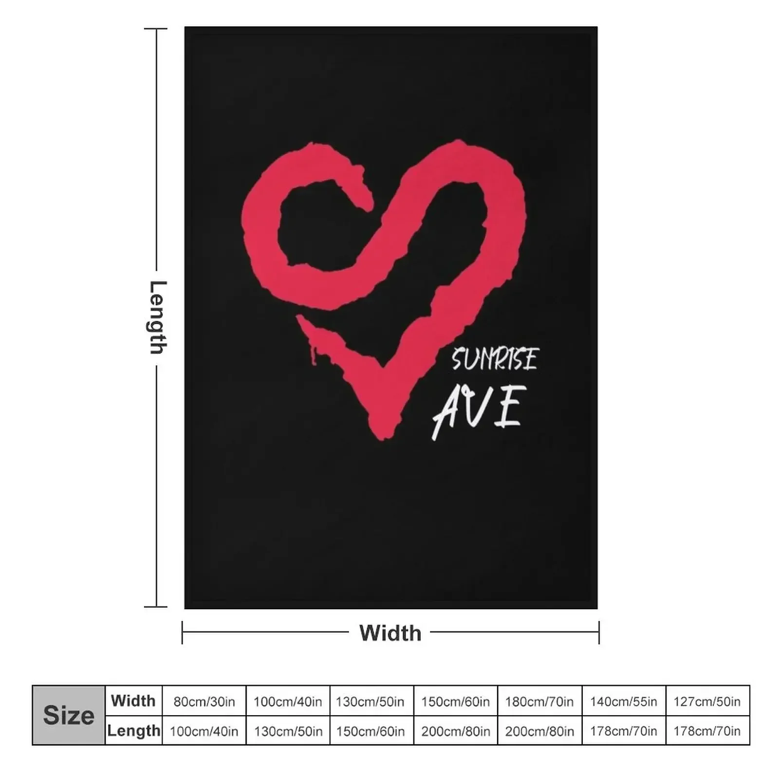 sunrise ave lovers Throw Blanket couch cozy soft plush fuzzy picnic outdoor blanket