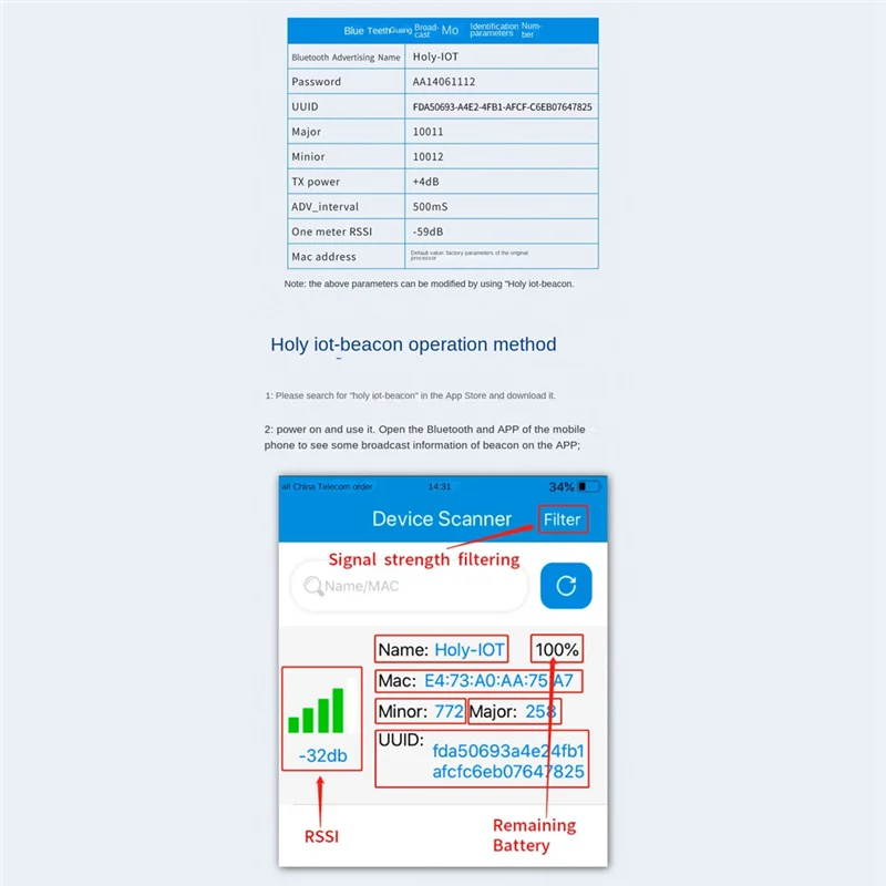 1 szt. NRF51822 Bluetooth Beacon Tag Eddystone Ibeacon Ble4.2 moduł lokalizatora Beacon, czarny