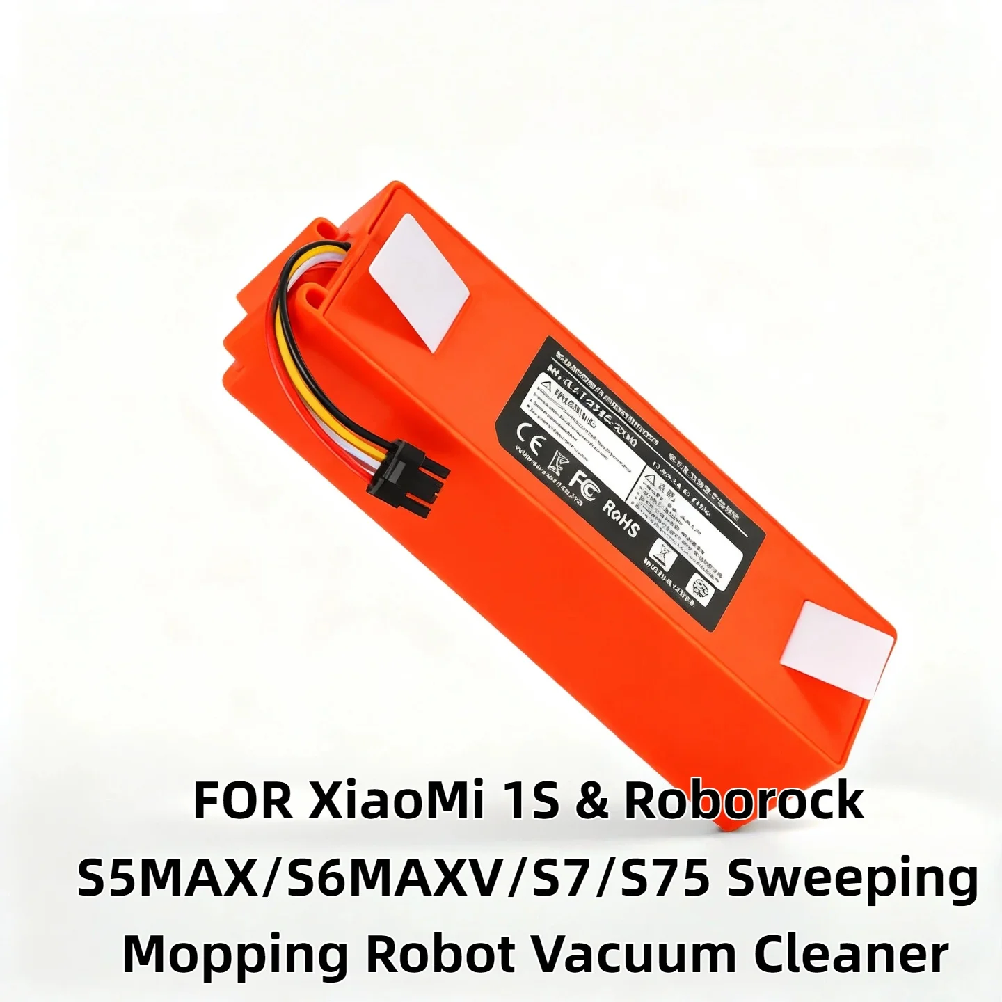 

14.4V 6500mAh Replacement Battery – FOR XiaoMi 1S & Roborock S5MAX/S6MAXV/S7/S75 Sweeping Mopping Robot Vacuum Cleaner