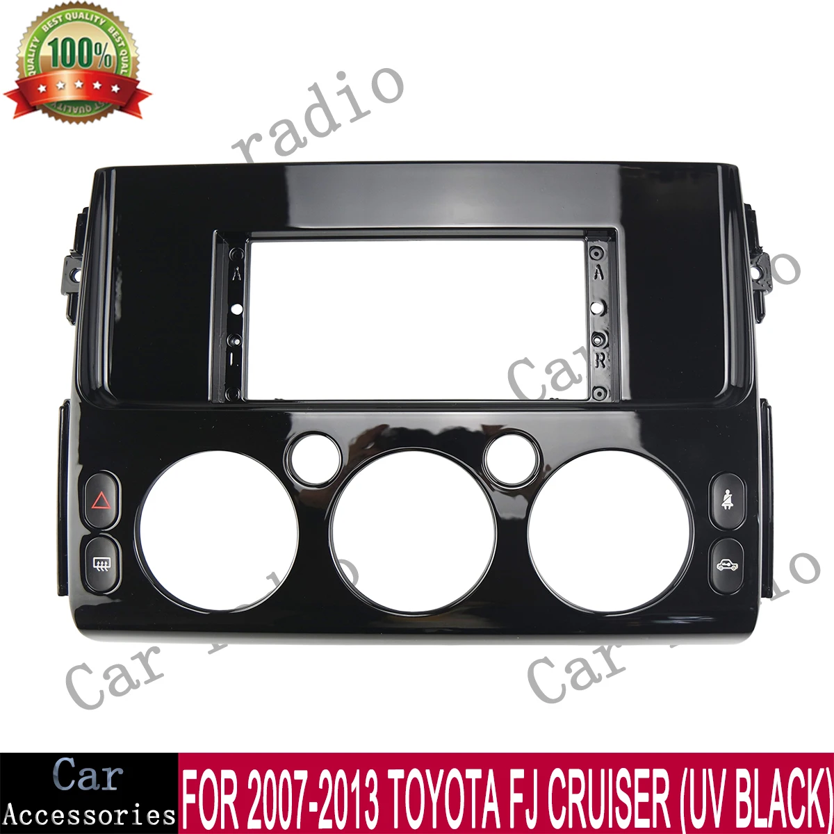 

For 2007-2013 TOYOTA FJ CRUISER (UV BLAC 12.3 Inch Car Radio Android Stereo Frame Player Head Unit Fascia Panel Dash Board Cover