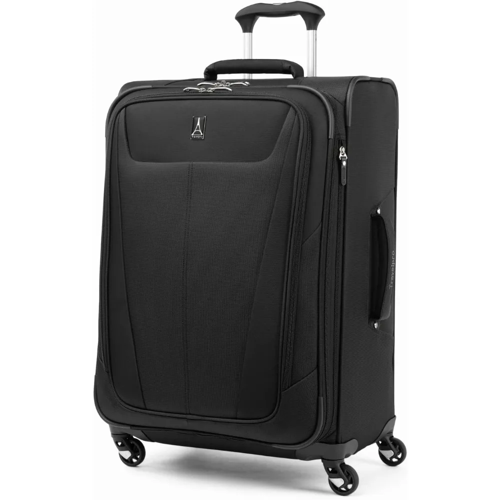 

Travelpro Maxlite 5 Softside Expandable Checked Luggage with 4 Spinner Wheels, Lightweight Suitcase, Men and Women,