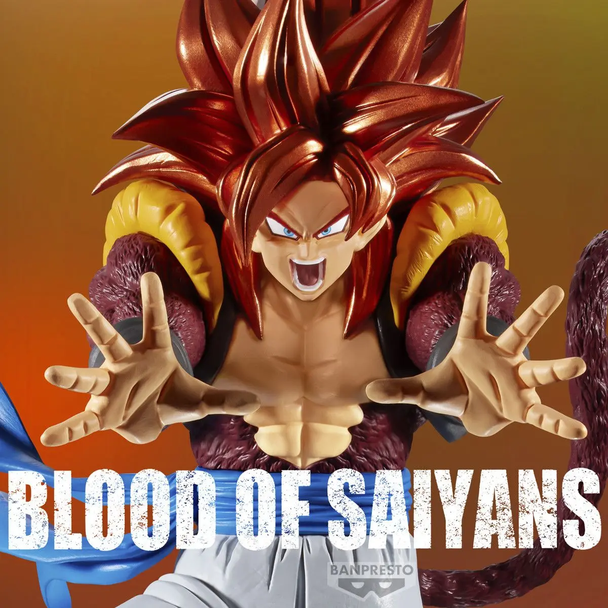 

BANDAI Banpresto Dragon Ball GT аниме фигурки Bos Super Saiya 4 Gogeta ПВХ DBZ Коллекционная модель игрушки фигурки героев