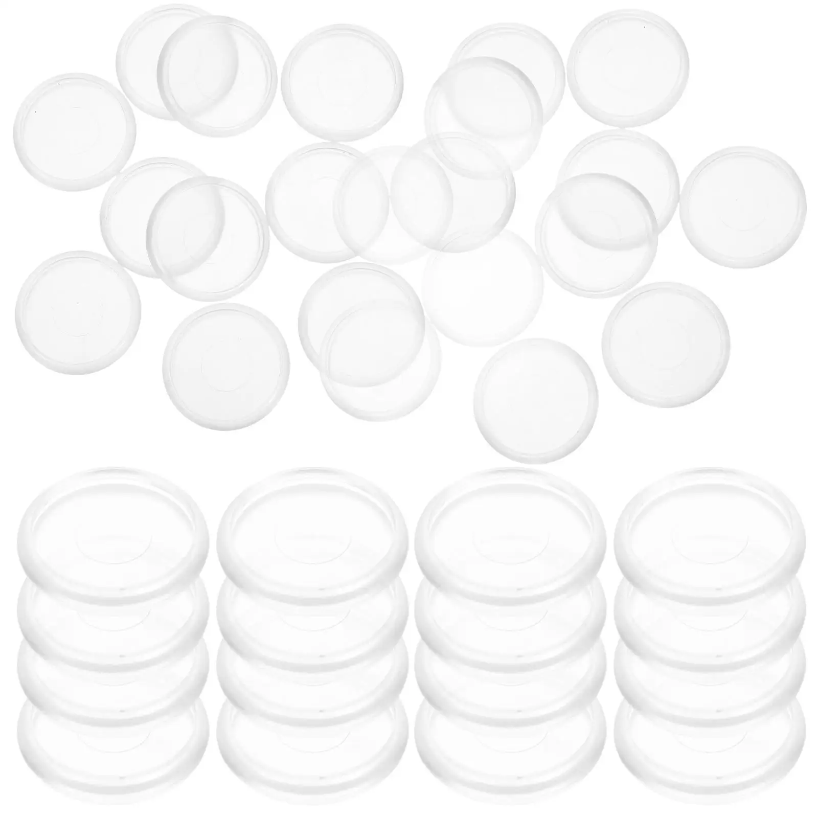 

44 Pcs Notepad Binding Buckle Discbound Rings Planner Black Folder Discs Talia Mini Circa Binders Abs Clear Office