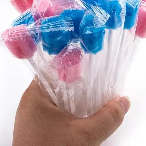 10Pcs Disposable Oral Care Sponge Swab Tooth Cleaning Mouth Swabs With Stick Sponge Head Cleaning Cleaner Swab