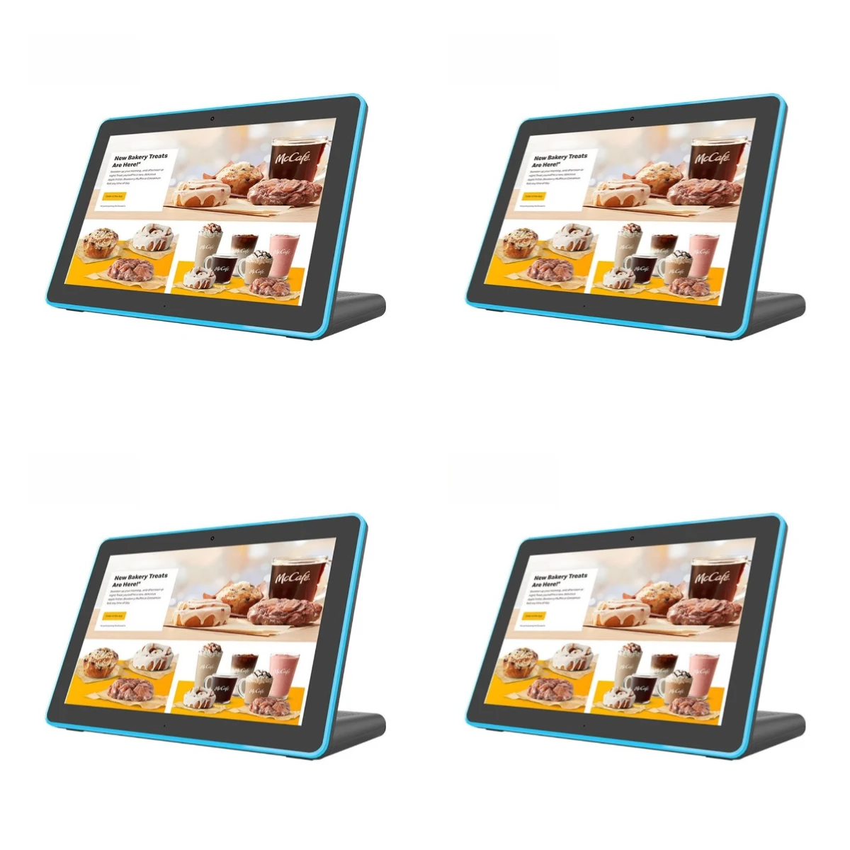 WL1088T 10.1Inch L Shape Tablet LED Bar Touch Screen Android Tablet PC All-in-One Restaurant Ordering 2GB L-Type Vertical Tablet