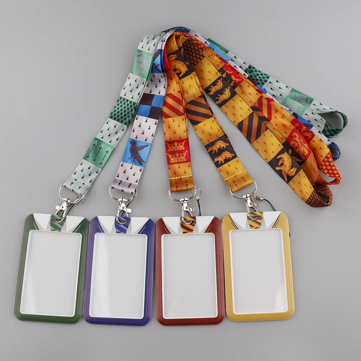 31style Harries Potter Anime Lanyard Card Holders ID Subway Card Storage Bag Hogwarts School Accessories Kawaii Decoration Gifts