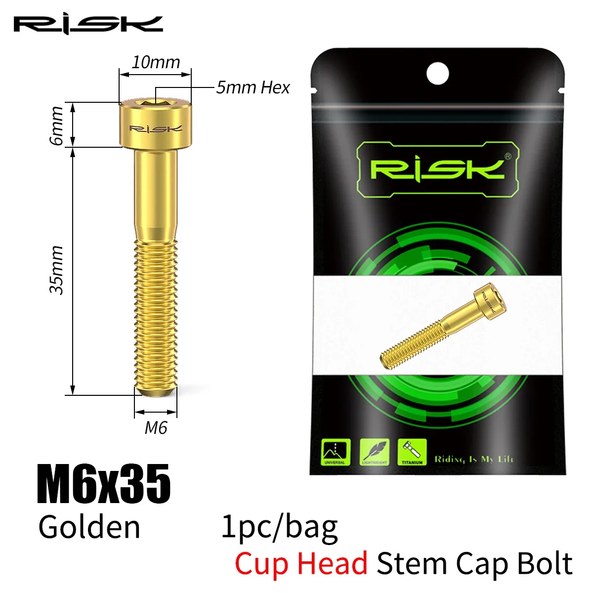 Variant: M6x35 Gold