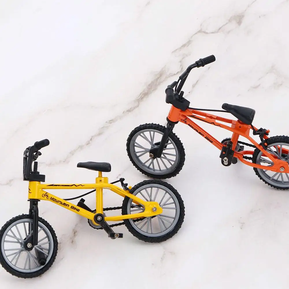 ชุดจำลองยางอะไหล่สำหรับเด็กผู้ชาย จักรยาน BMX แบบนิ้วมือ ทำจากโลหะผสม จักรยาน BMX ขนาดเล็ก จักรยานนิ้วมือ จักรยานขนาดเล็ก