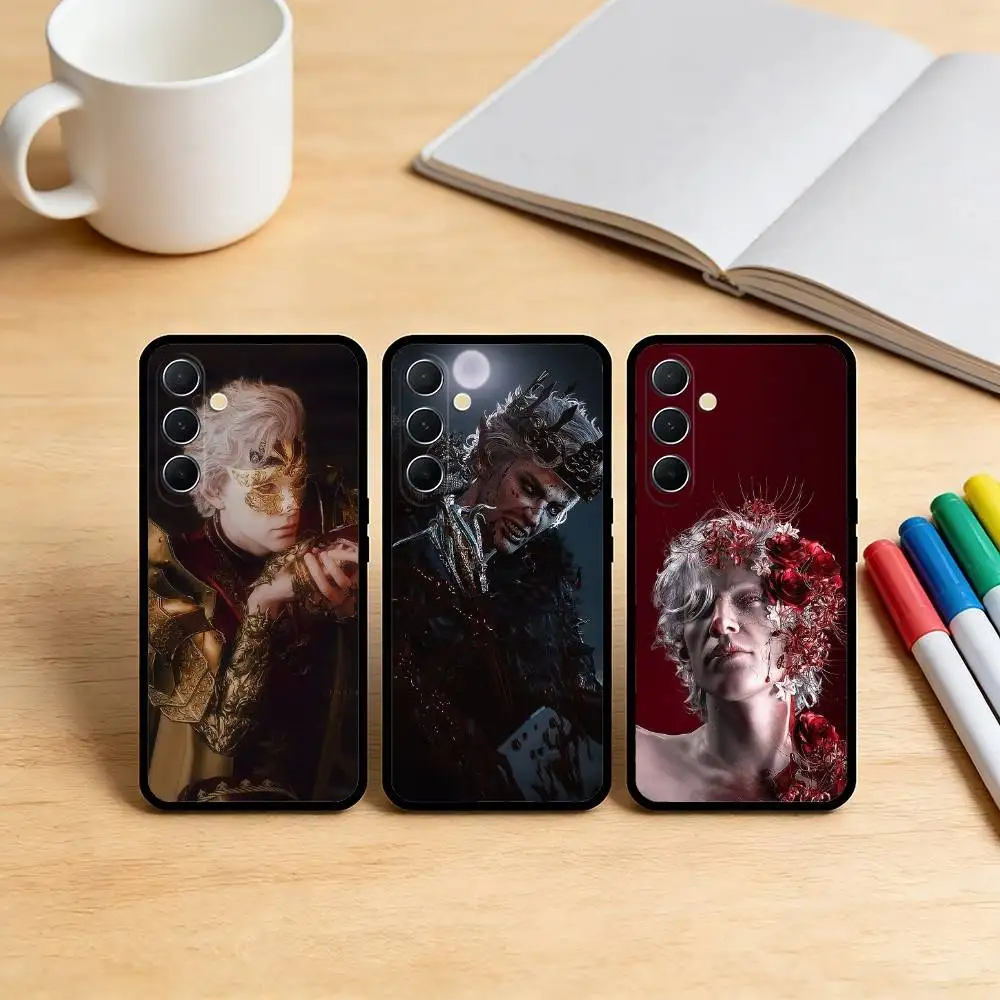 

AAA B-Baldur Gate 3 AstarionS Phone Case For Samsung S25,S24,S21,S22,S23,S30,Ultra,S20,Plus,Fe,Note,10,9,5G Black Cover