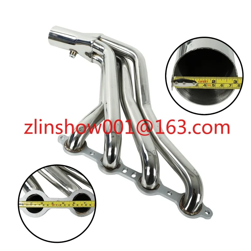 LS Swap Stainless Steel Exhaust Manifold Header for Chevrolet Pontiac Buick LS1, LS2, LS3, LS6
