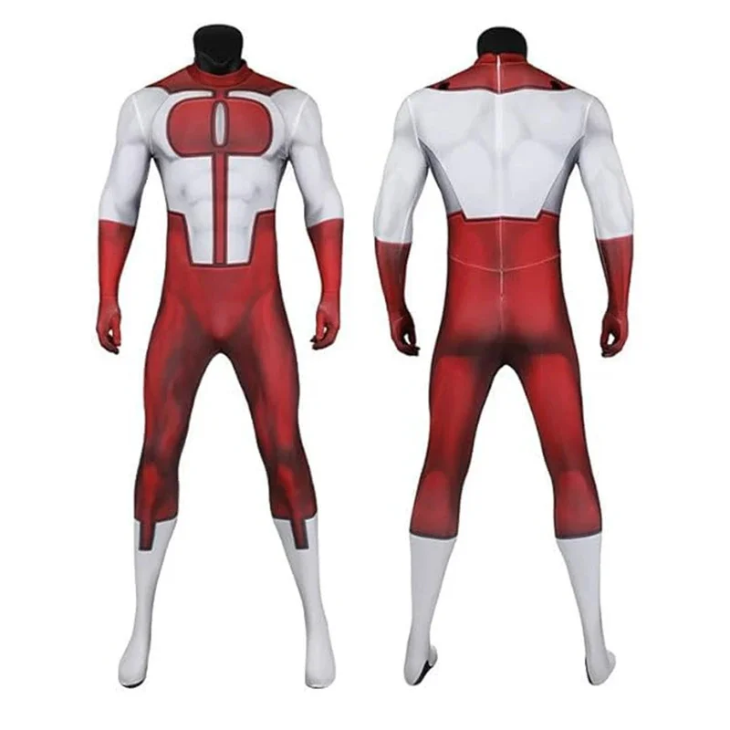 Mortal Kombat-Cosplay invincible Omni-Nolan Grayson, mono con capa, disfraz Zentai para hombre y adulto, accesorios para fiesta de Halloween 5f