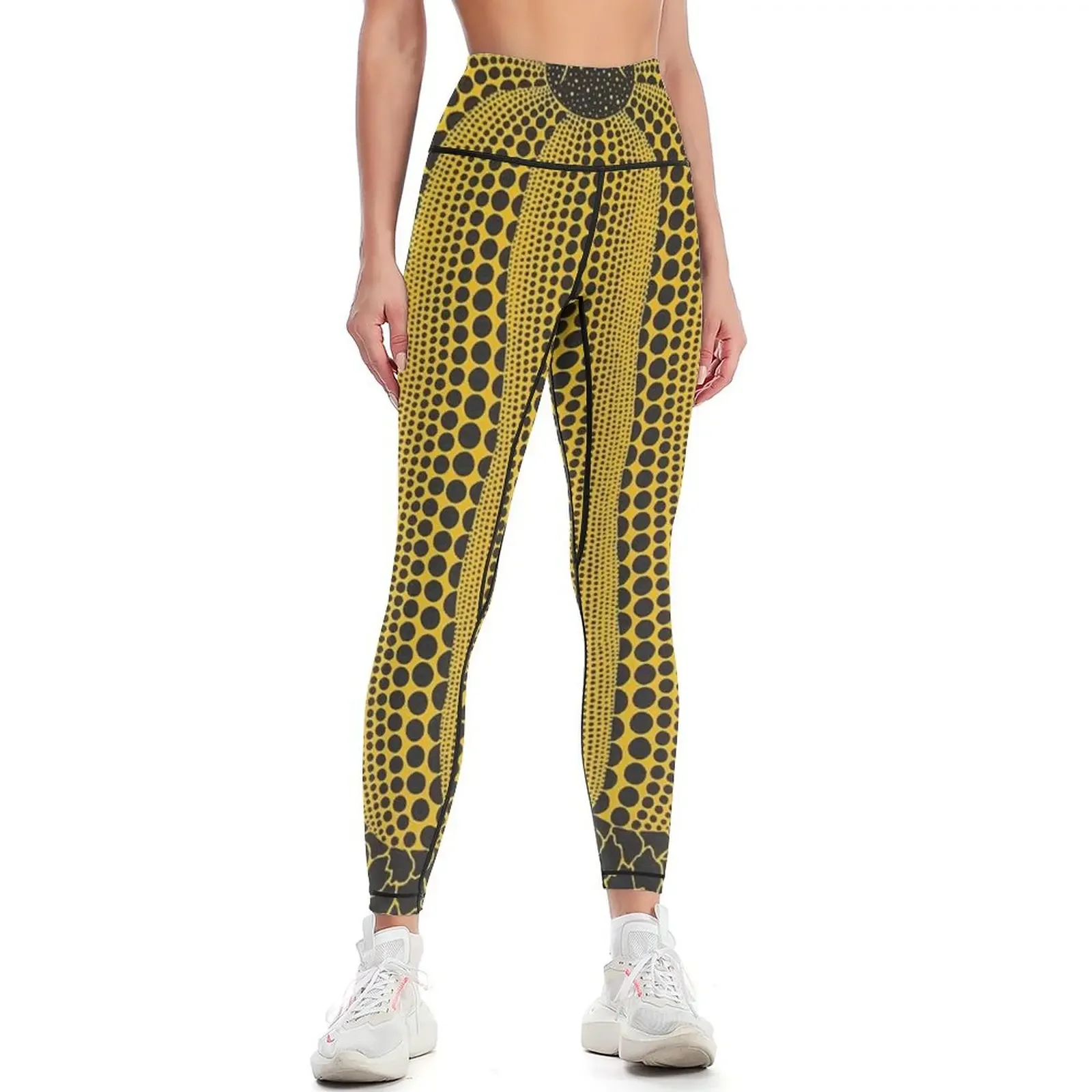 

Yayoi Kusama - Big Yellow Pumpkin Leggings Women's gym legging pants raises butt sports for gym Women sportwear Womens Leggings